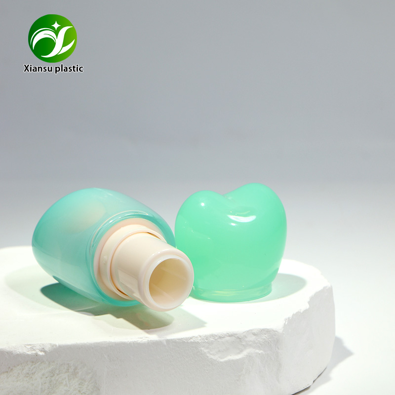 6ml 하트 모양 마카롱 그라데이션 립스틱 튜브, ABS 빈 립밤 용기, 맞춤형 화장품 포장, 도매