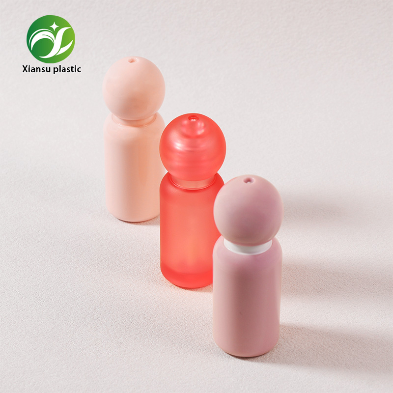 Spherical Dome Cap Empty Lip Gloss Tube Cute Rounded Top Lipgloss Container With Applicator Wand Makeup Packaging