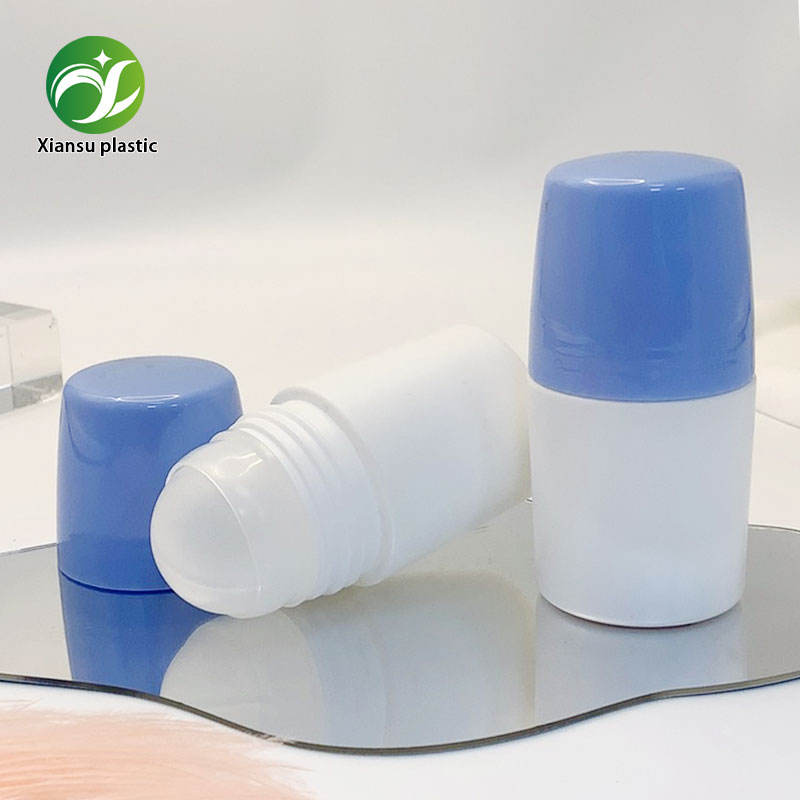75g Cylindrical Deodorant Roll On Bottle Plastic Container Empty Roller Ball Cosmetic Packaging Tube Custom