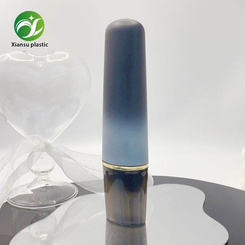 100 ml PET roll-on maskerapplicatortube, blauw-zwart graduele gezichtsreinigerstokfles voor gezichtswas en kleimaskers, huidverzorgingsverpakkingscontainer, OEM/ODM cosmetische verpakking