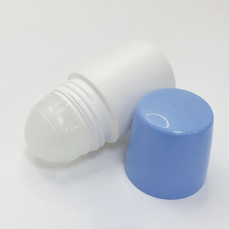 75g Cylindrical Deodorant Roll On Bottle Plastic Container Empty Roller Ball Cosmetic Packaging Tube Custom