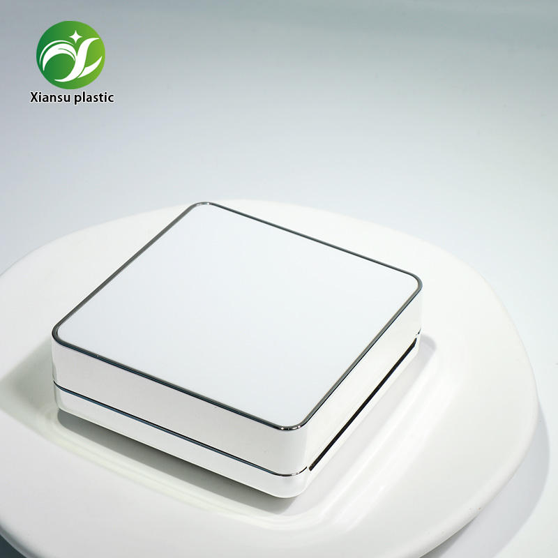 Square Magnetic Compact Case BB Cushion ABS Electroplated Case Foundation Air Cushion Packaging