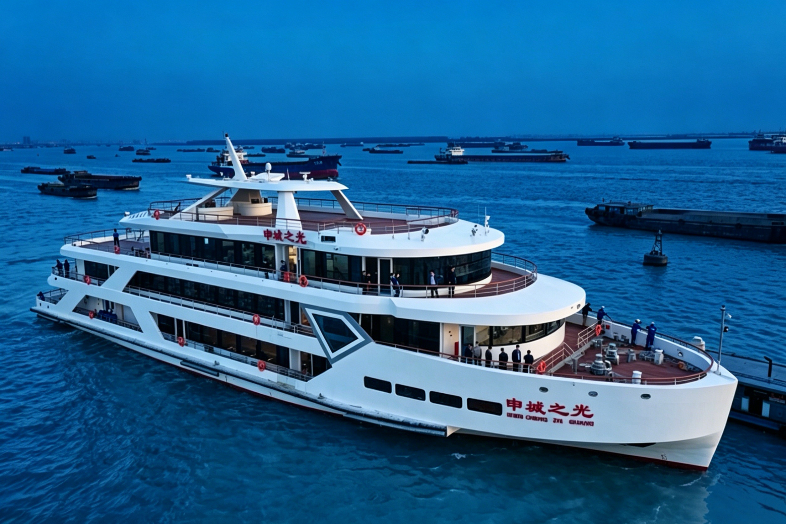 Stainless Steel Anchor Capstan for the “Shencheng Light” Luxury Cruise Vessel