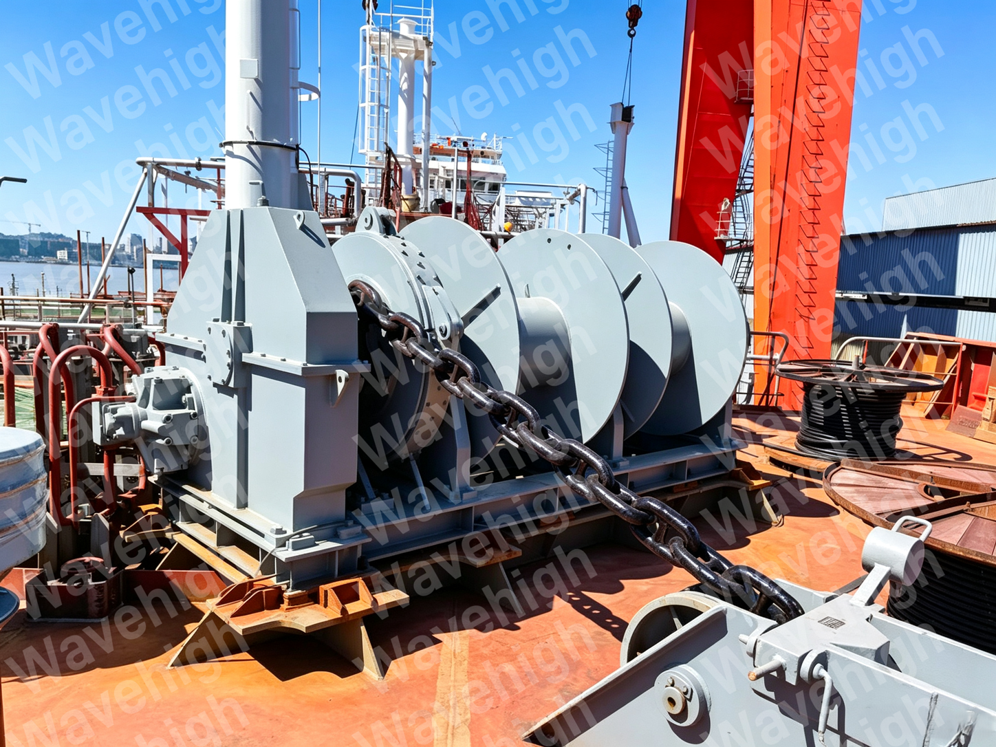 Combined Windlass Mooring Winch