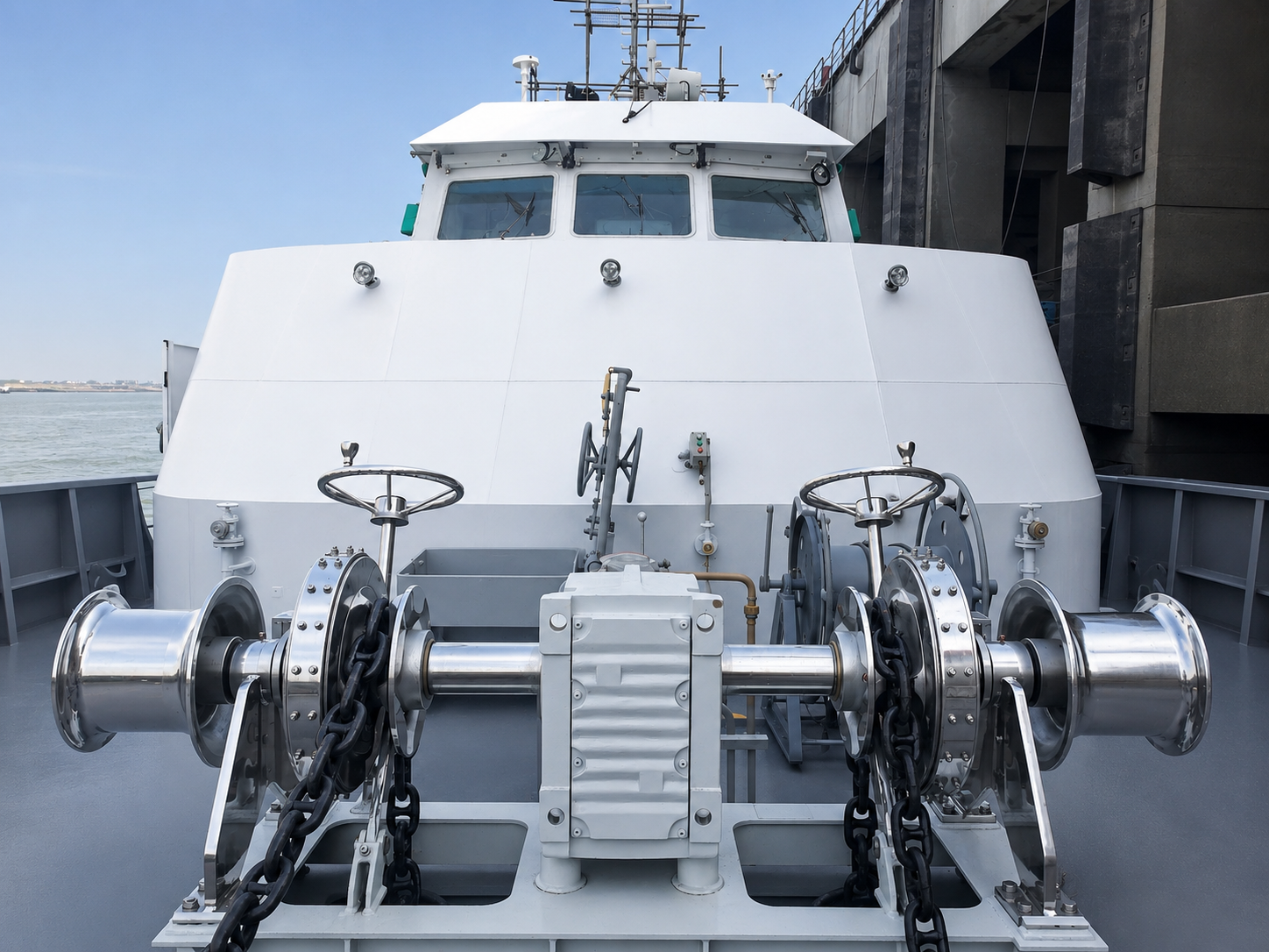 How to store spare parts of marine windlass to avoid rust and damage on ships