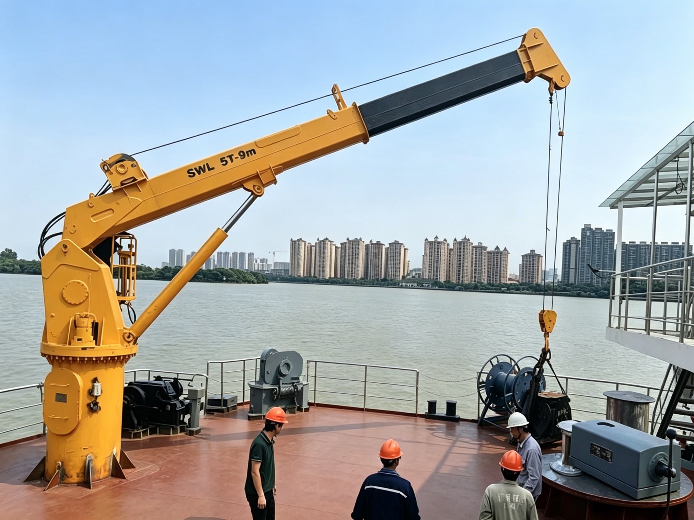 Tingkatkan Operasi Marin Anda dengan Jib Hidraulik Teleskopik untuk Laut