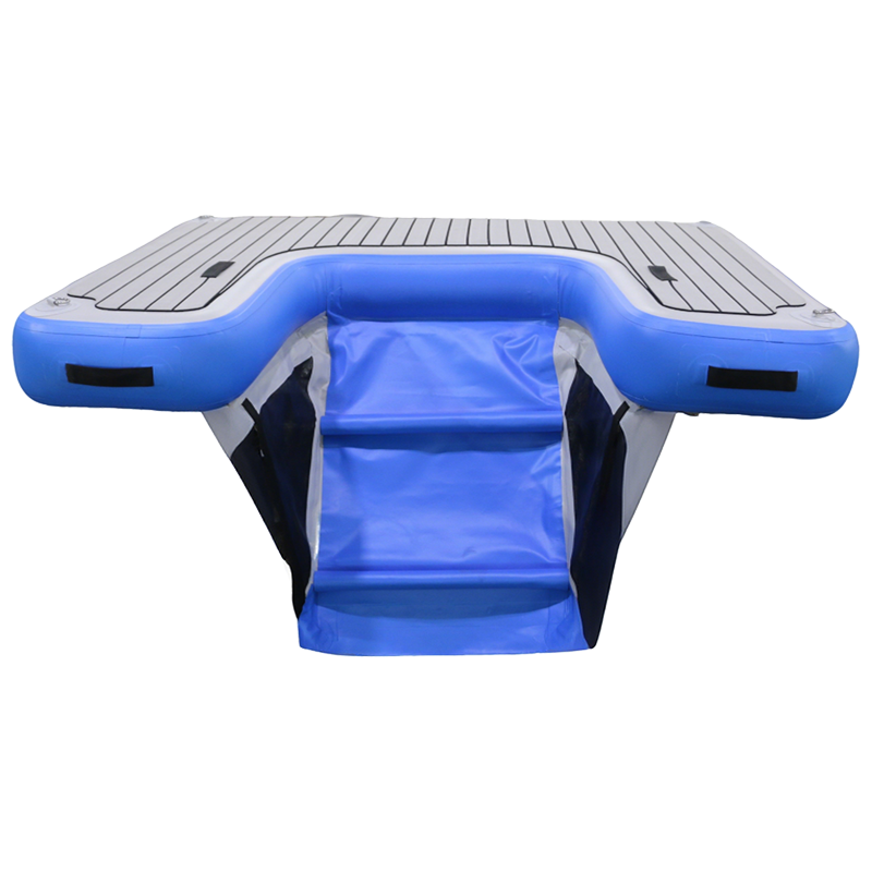 HIGHER Commercial-Grade Inflatable Floating Dog Ramp | Heavy-Duty Pet Water Access System