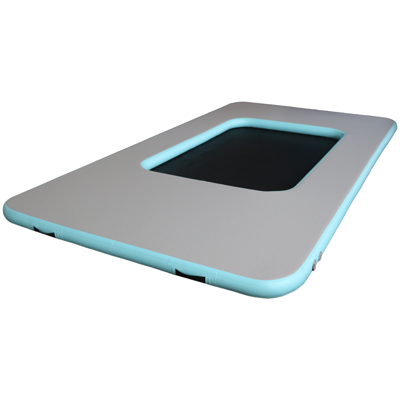 HIGHER Commercial-Grade Inflatable Water Mat Pool with Integrated Mesh (12' x 6.5' x 4