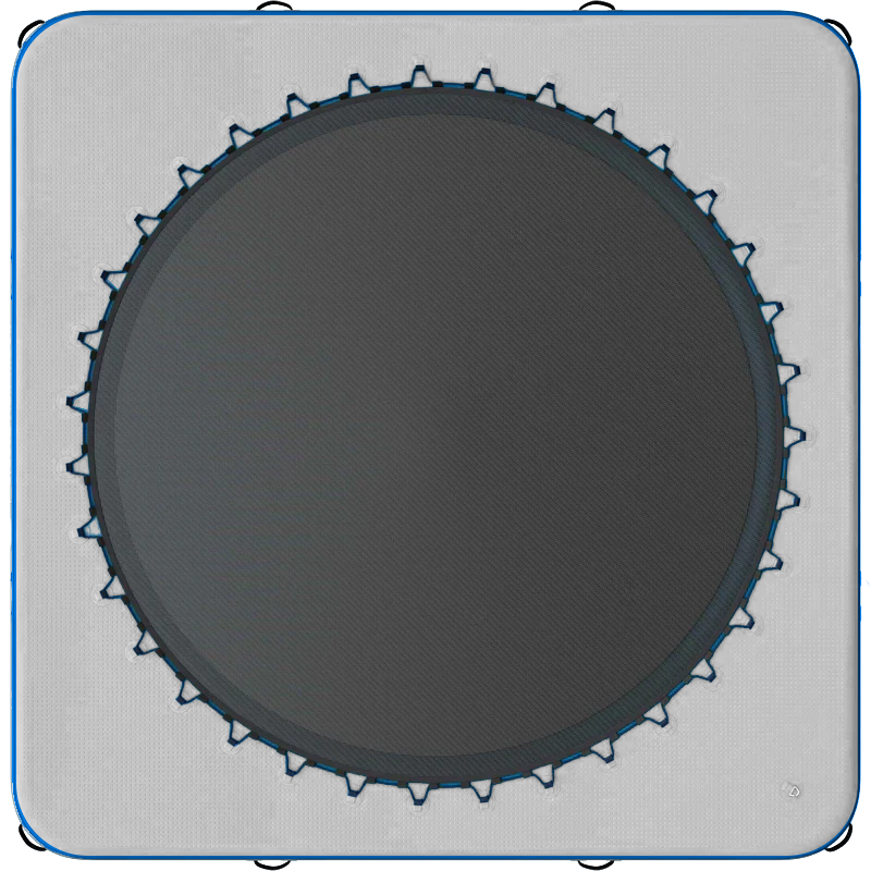 Square 10 ft Inflatable Floating Dock With Circle Mesh- Back.png