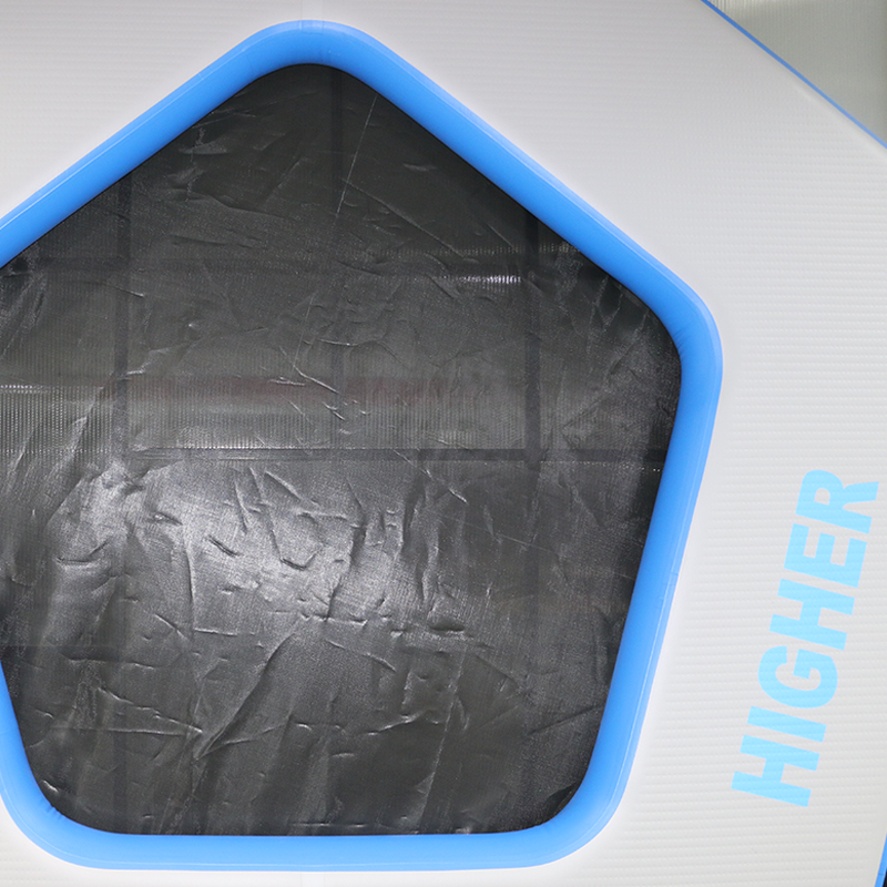 HIGHER Pentagon Inflatable Water Mat Hammock with Mesh Center