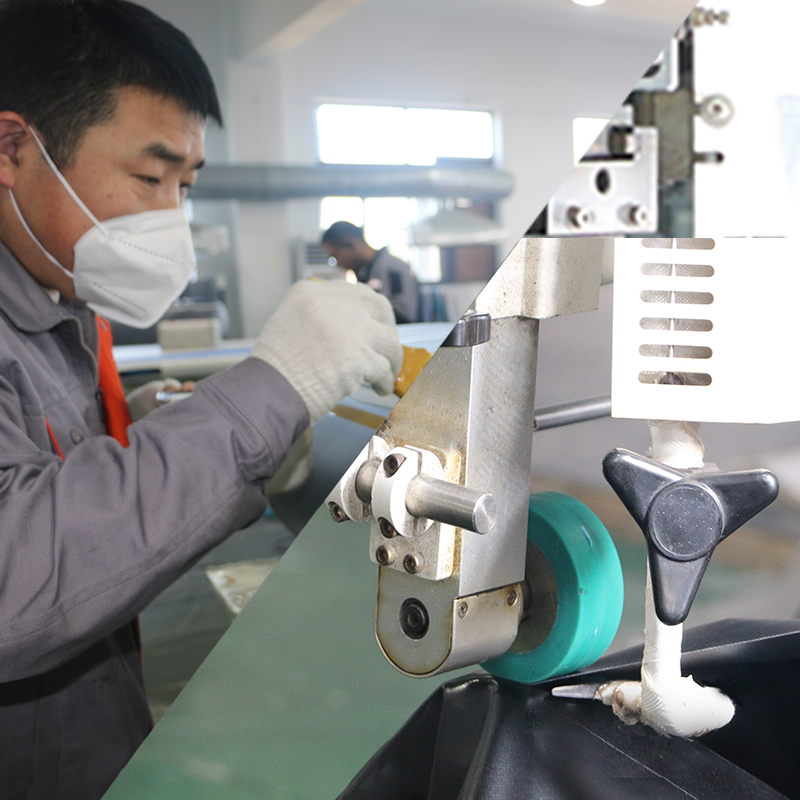 Manual Positioned Gluing & Heat Sealing Process