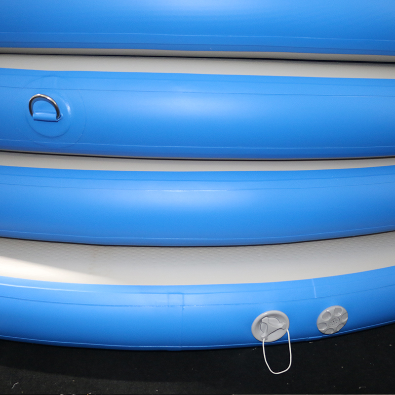 9ft Inflatable Floating Circular Mesh Dock Platform — Premium Inflatable Water Hammock & Swim Platform for Commercial Use