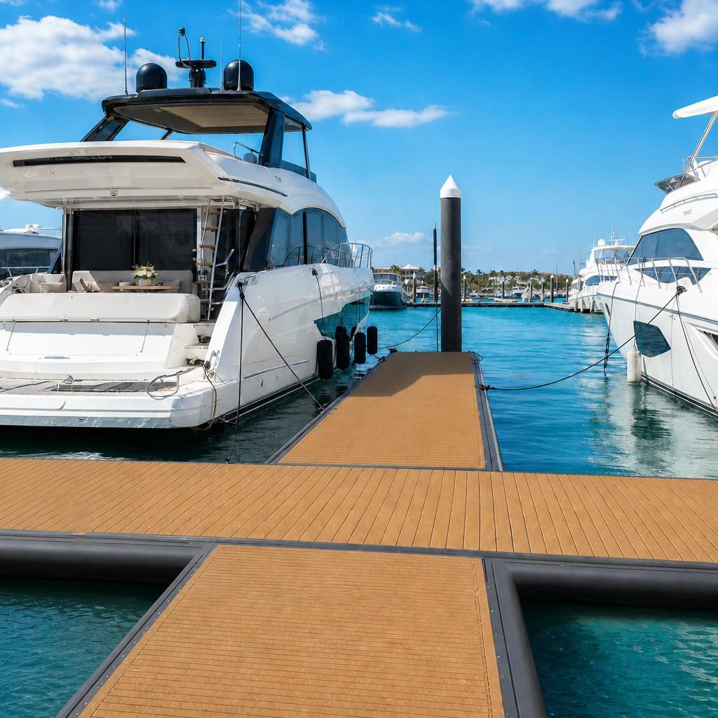 Modular Inflatable Marina Dock System | Commercial-Grade Interconnected Floating Platform