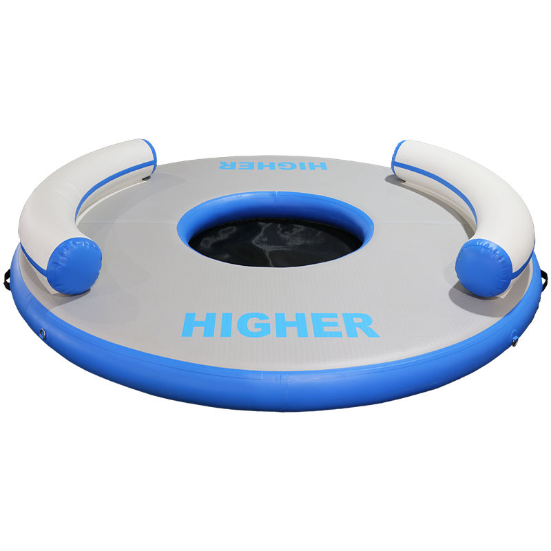 Round Inflatable Backrest Water Mat with Mesh Center (2).png