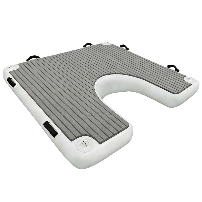 HIGHER U-Type Commercial Inflatable Floating Dock & Jet Ski PWC Parking Platform | Modular Floating Boat Dock System for Lakes, Marinas & Yachts