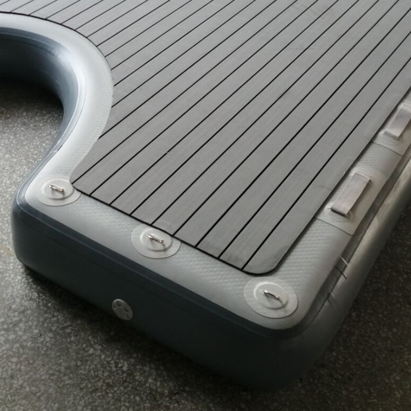 Inflatable floating leisure dock-EVA NON SLIP DECK.png