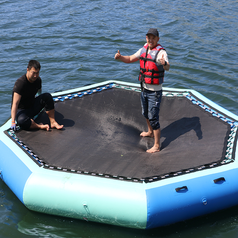HIGHER Octagonal Inflatable Water Floating trampoline (6).png