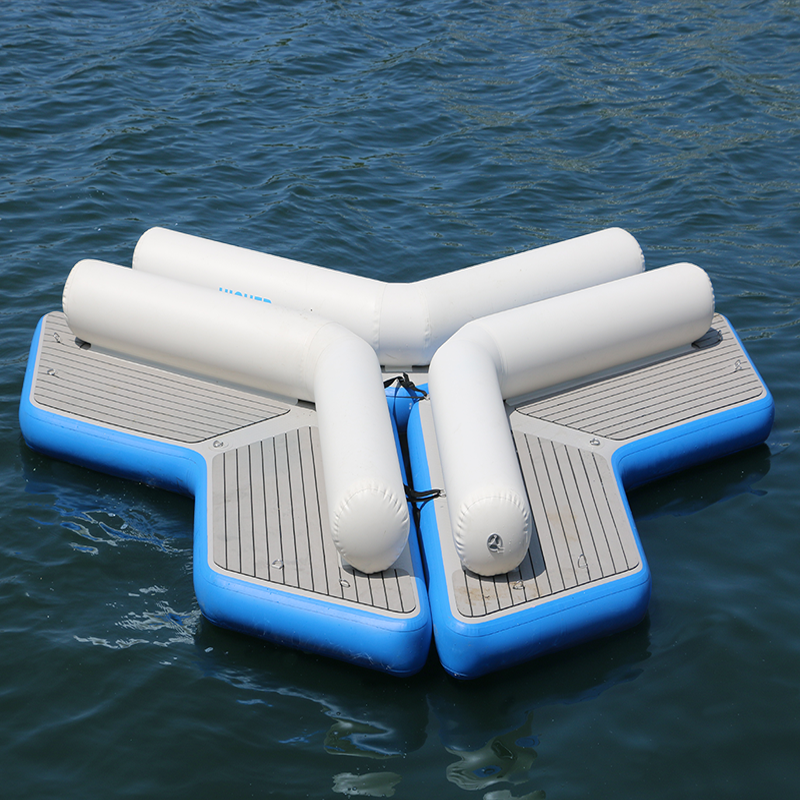 HIGHER Inflatable Backrest Floating Dock Combo- Multi Shape