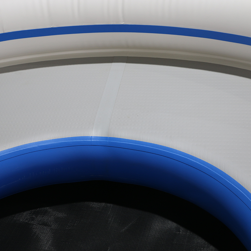 HIGHER Round Inflatable Backrest Water Mat with Mesh Center