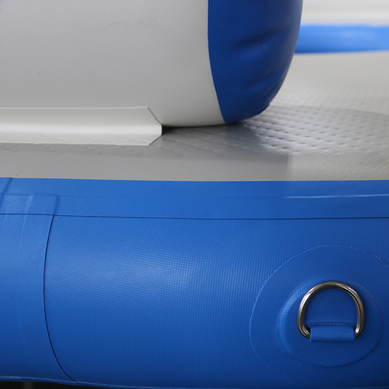 HIGHER Round Inflatable Backrest Water Mat with Mesh Center