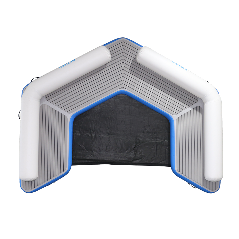 HIGHER C-Shaped Backrest Mesh Inflatable Floating Dock