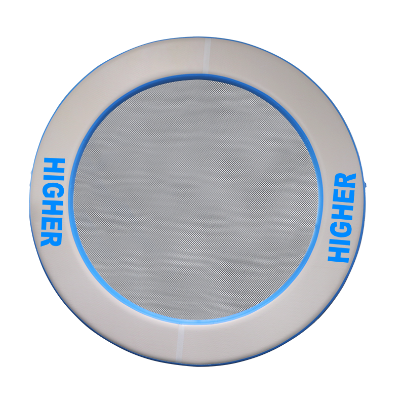 9ft Inflatable Floating Circular Mesh Dock Platform — Premium Inflatable Water Hammock & Swim Platform for Commercial Use