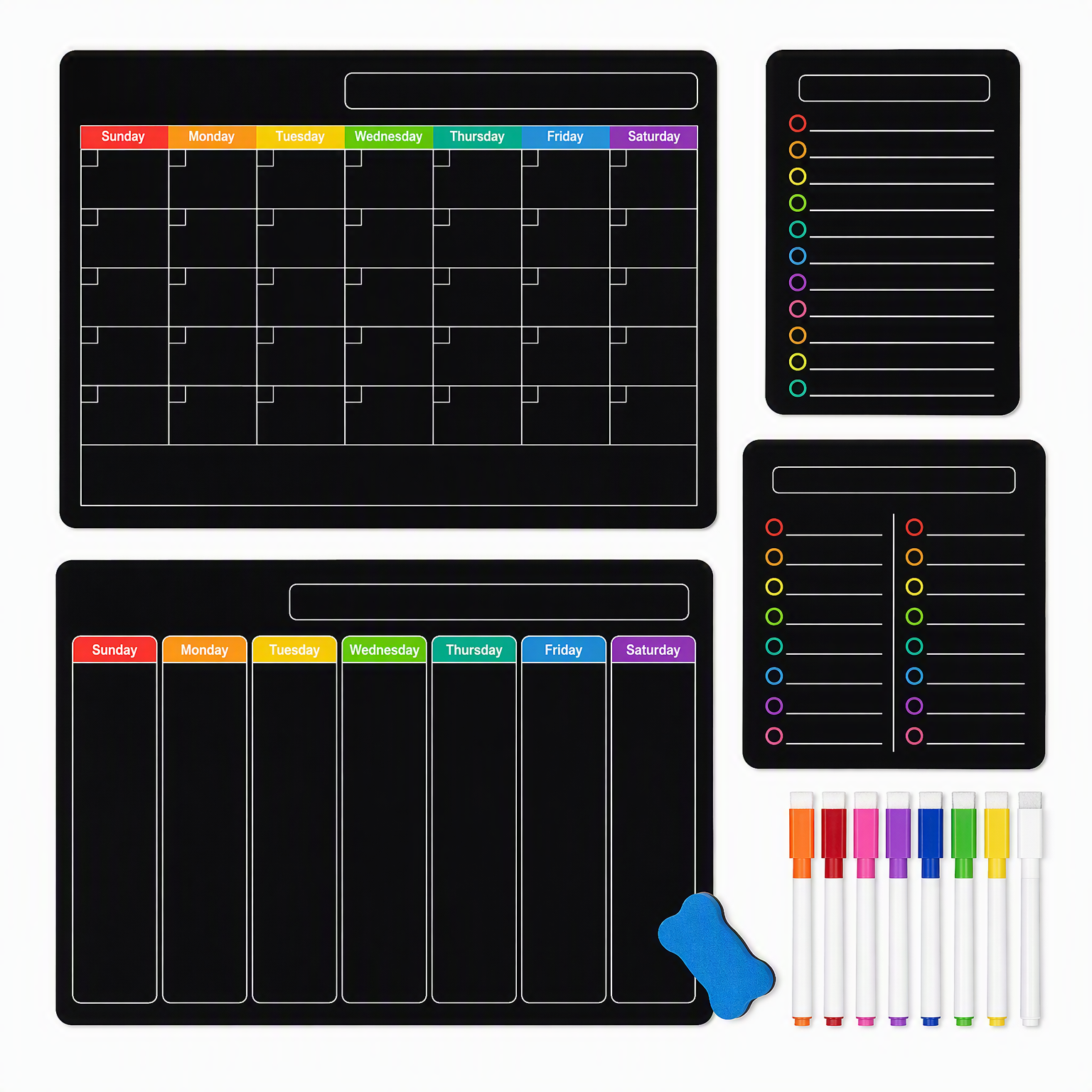 Weekly Dry Erase Calendars: Organizing Your Time Better