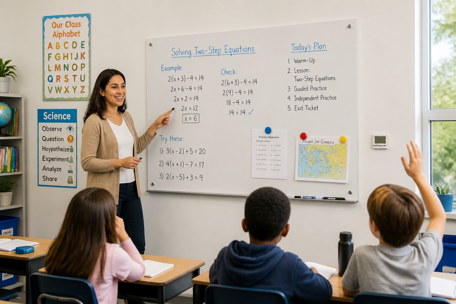 Soft magnetic whiteboard sheets transform classroom walls into interactive learning surfaces