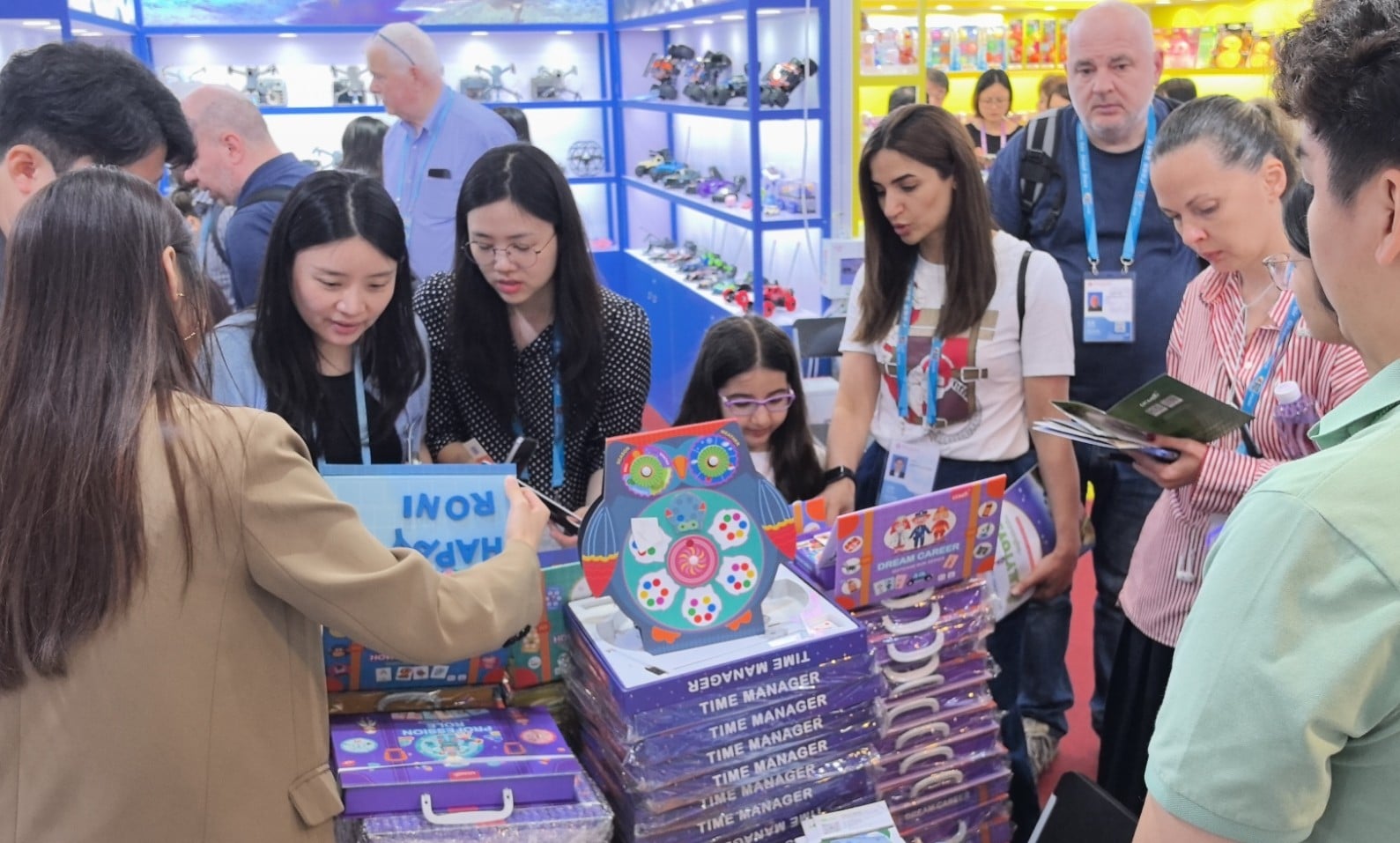 Peak-hours energy at our booth