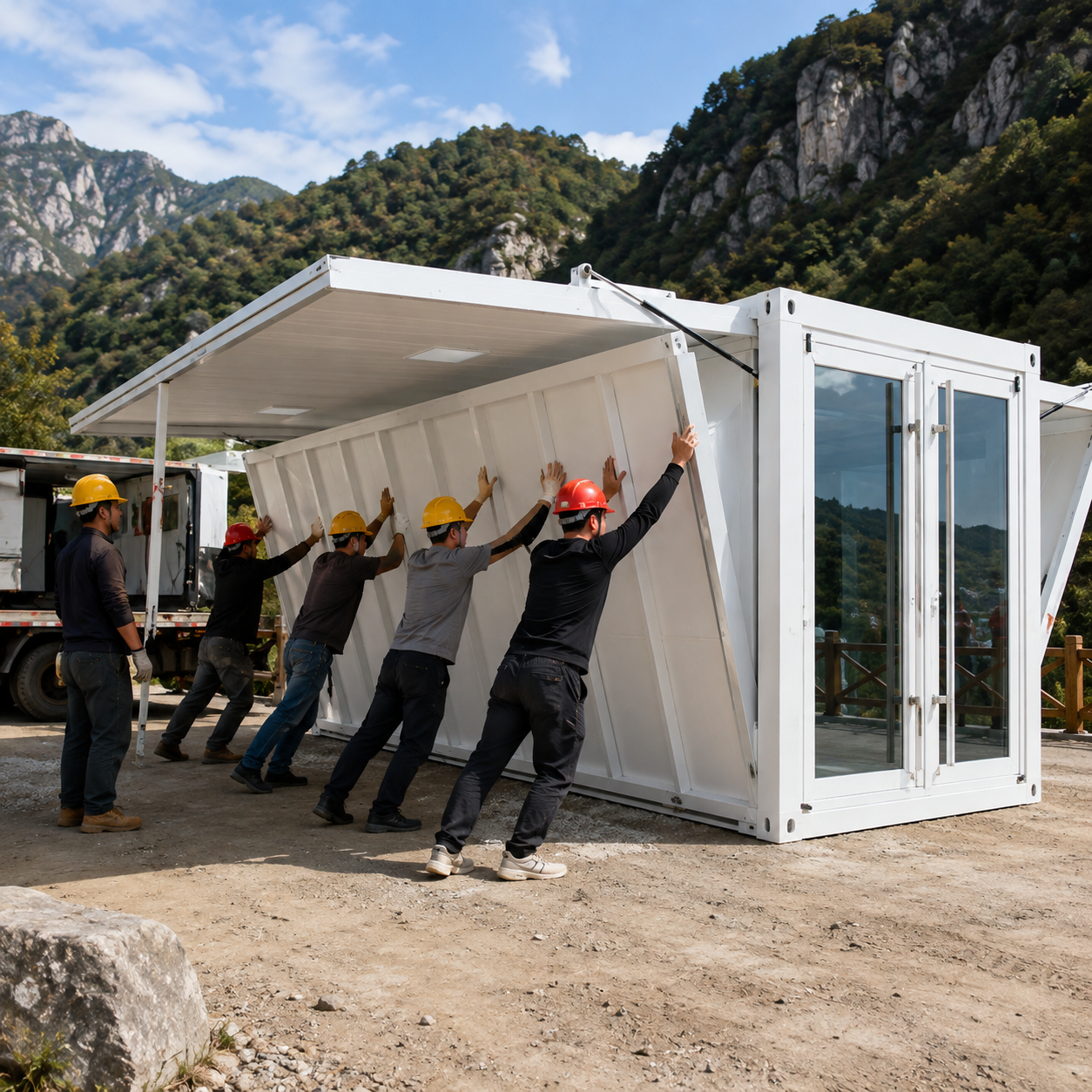 Applications of the 20Foot DoubleWing Modular Unit in Tourist Attractions