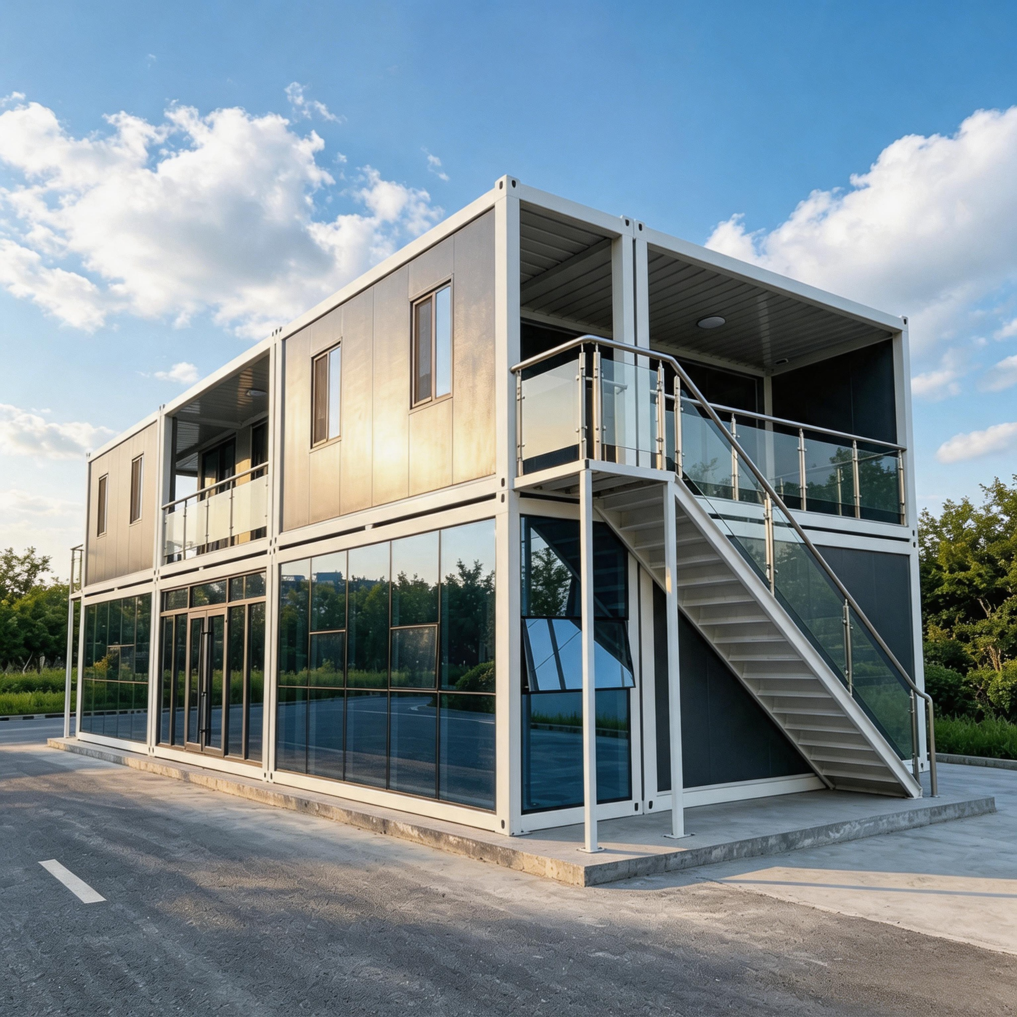 Quick-Assembly Container House