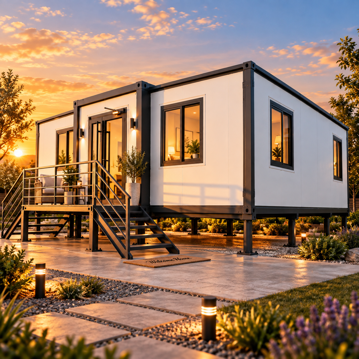 20ft Double-Wing Expandable Container House