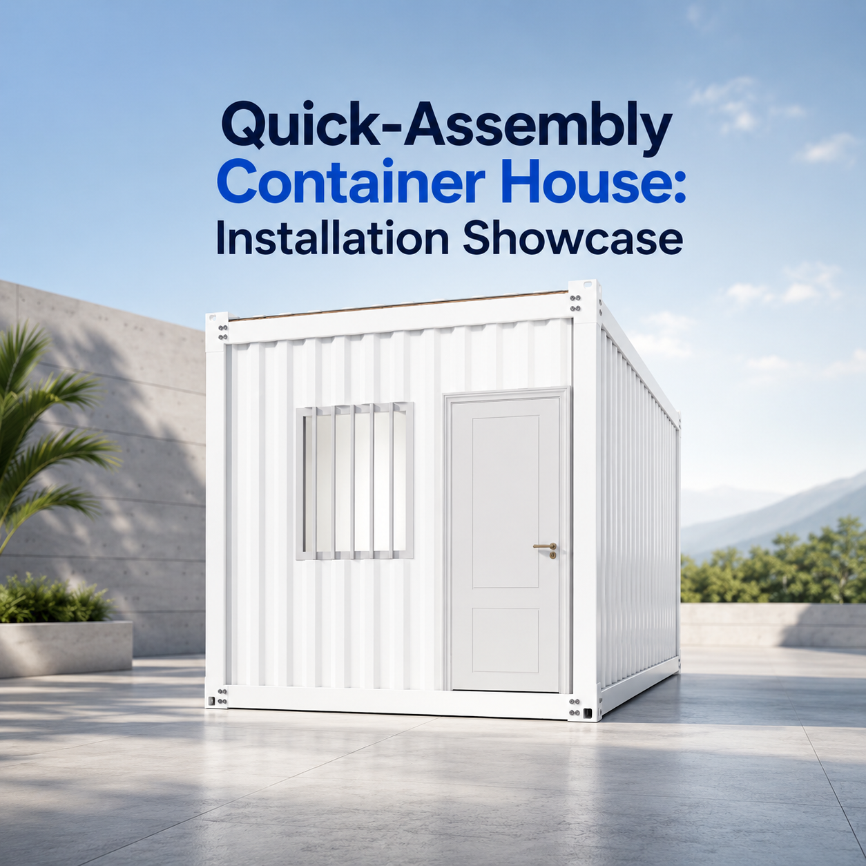 Quick-Assembly Container House: Installation Showcase