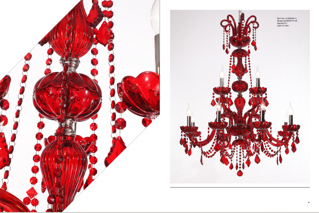 Luxury LED Crystal Chandelier for Modern Home Decoration factory