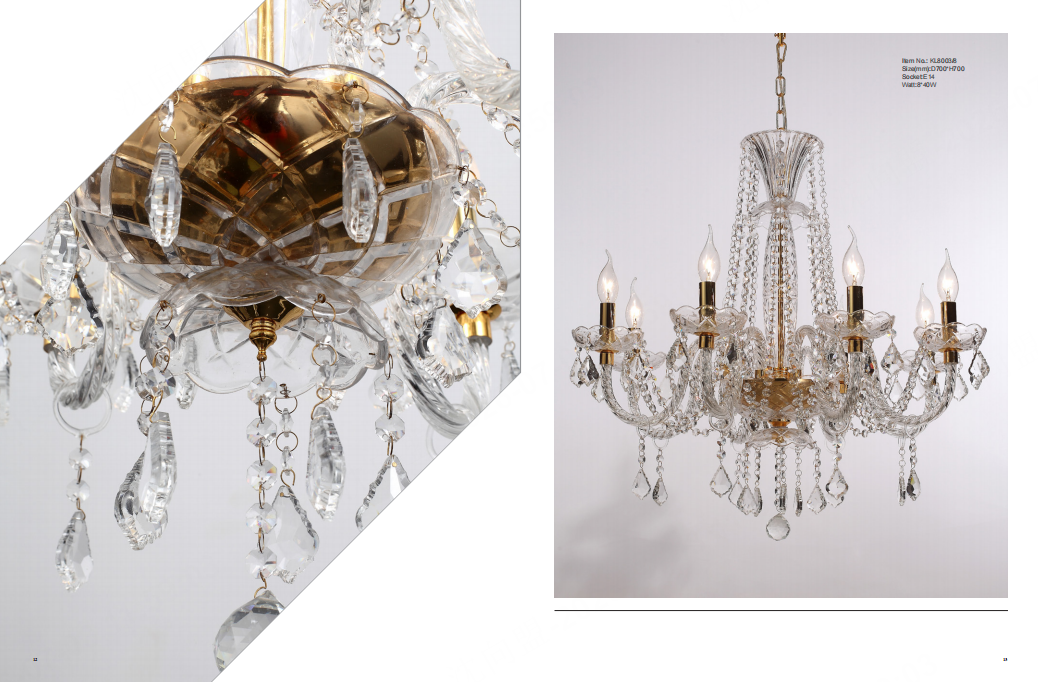Luxury LED Crystal Chandelier for Modern Home Decoration manufacture