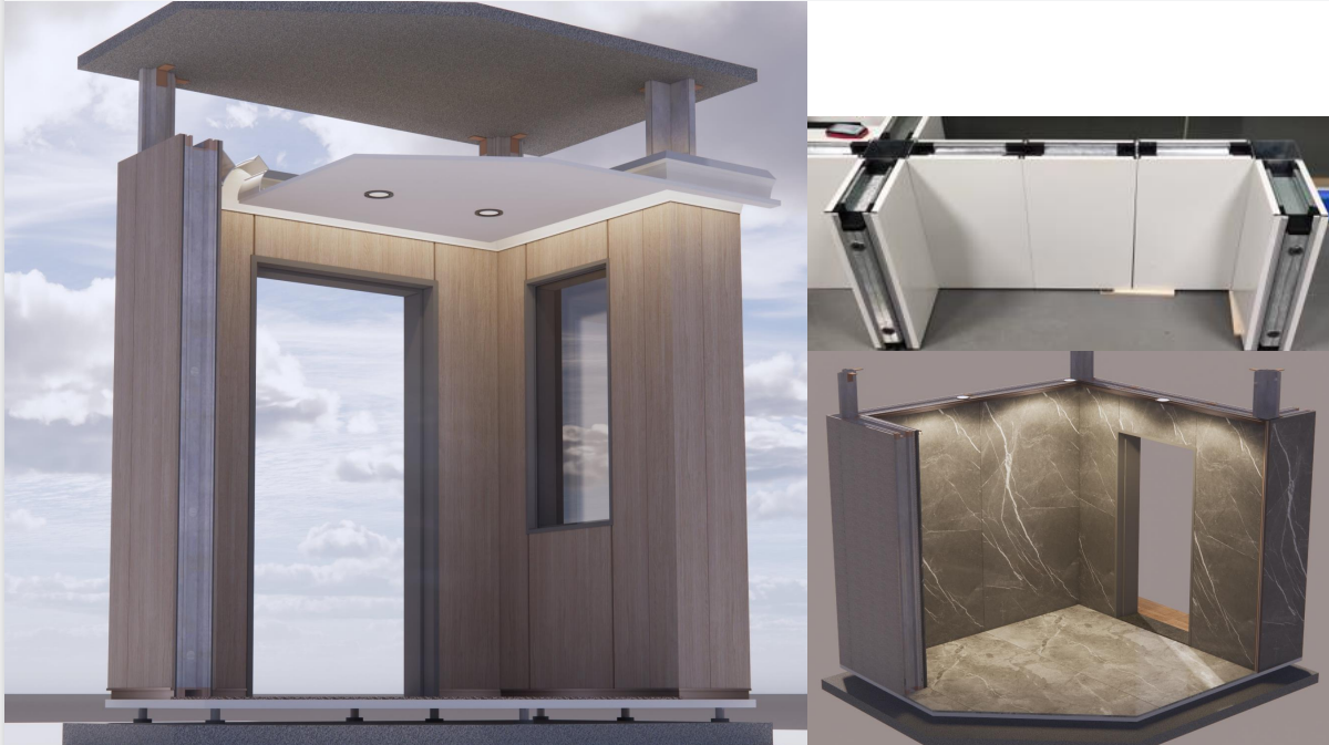 ¡Las paredes modulares prefabricadas dan otro salto adelante! Las soluciones integradas de puertas invisibles redefinen los límites entre la estética espacial y la practicidad