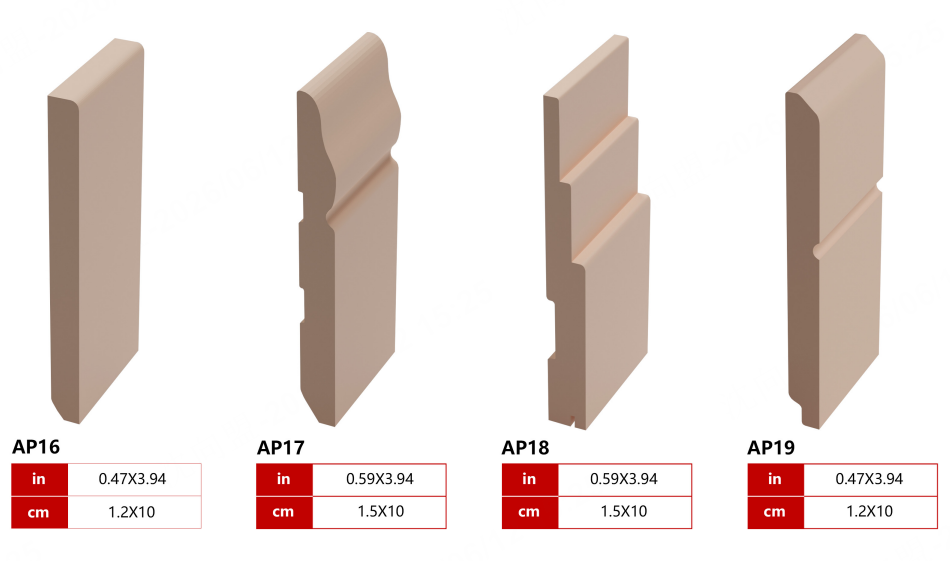 E Series Skirting Board manufacture