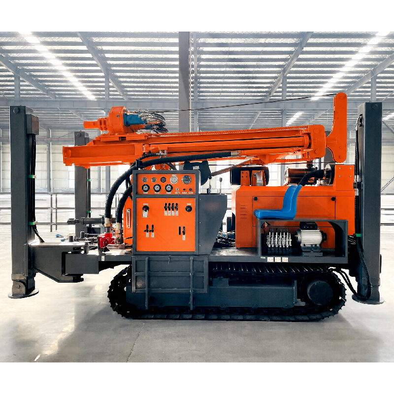 KC300 Fully Hydraulic Water Well Drilling Rig – High-Torque Deep Drilling Solution with Rapid Water-Air Switching (300m Depth)
