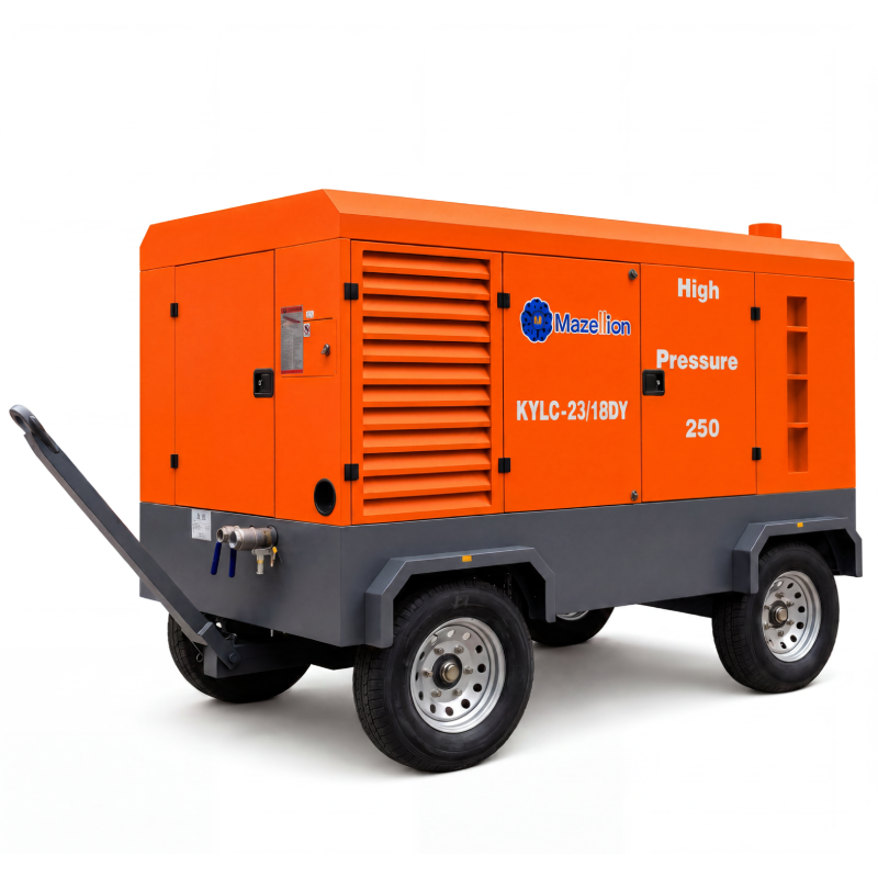 KYLC23-18DY Electric Powered Portable Screw Air Compressor 23m³/min 18 Bar for Mining and Drilling