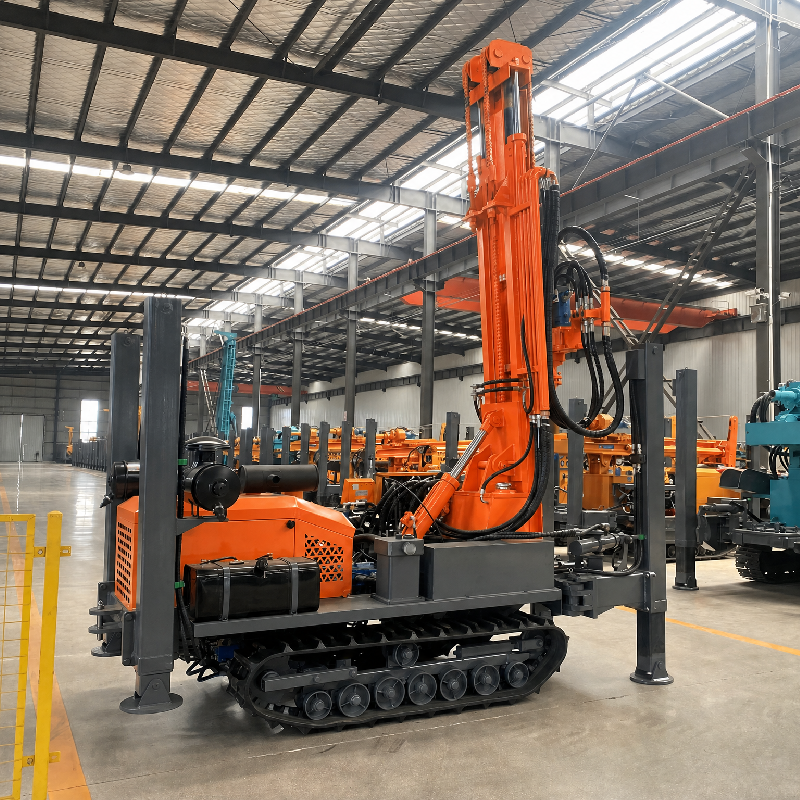 KCX180 Fully Hydraulic Water Well Drilling Rig – High-Efficiency Compact Drilling Solution for Versatile Geological Conditions (180m Depth)
