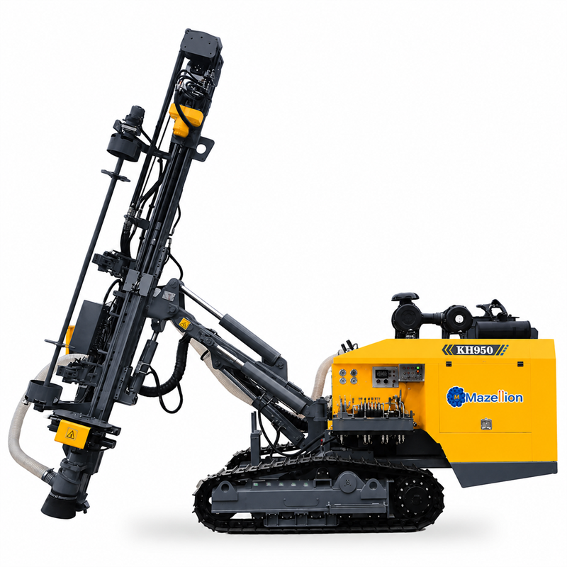 KH950 Split Type DTH Drilling Rig | Automatic Rod Changer | 115–138mm Hole Range Mining Drill