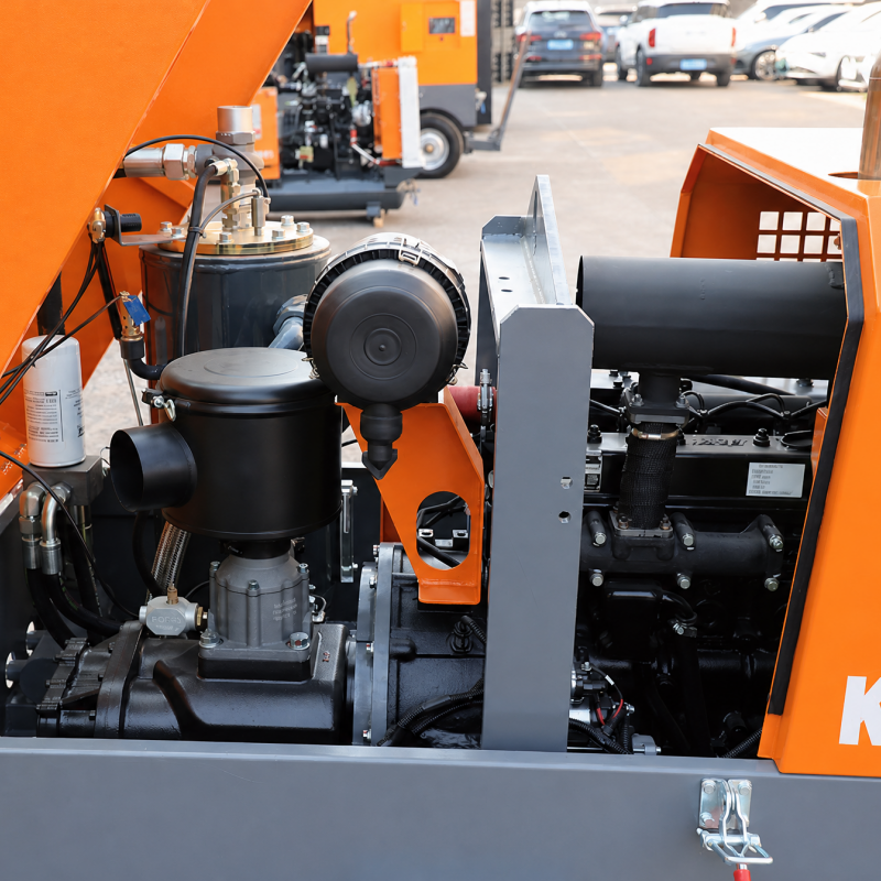 Portable Diesel Screw Air Compressor 6m³/min 8 Bar | Mining Equipment Manufacturer

