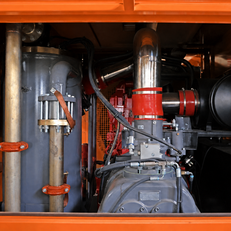 KYLC35-35CG Diesel Stationary Screw Air Compressor 35m³/min 35 Bar High Pressure Compressor for Mining Drilling

