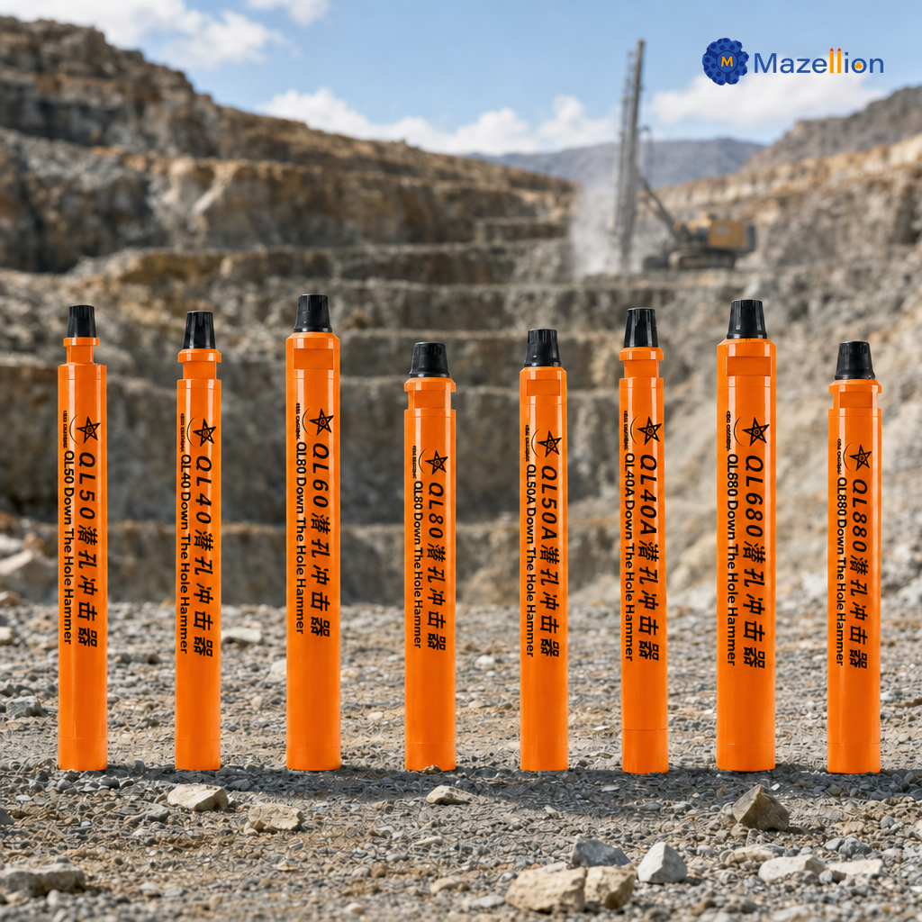 QL Series High Air Pressure DTH Hammer for Mining and Water Well Drilling|110-254mm Hole Range
