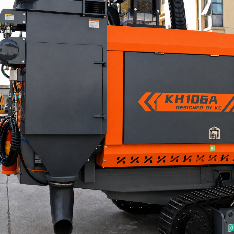 KH106 Integrated DTH Drilling Rig | 115–152mm Hole Diameter | Heavy Duty Mining Drill Machine