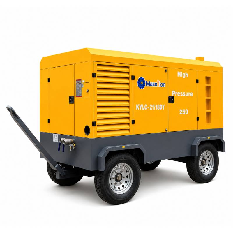 KYLC23-18DY Electric Powered Portable Screw Air Compressor 23m³/min 18 Bar for Mining and Drilling