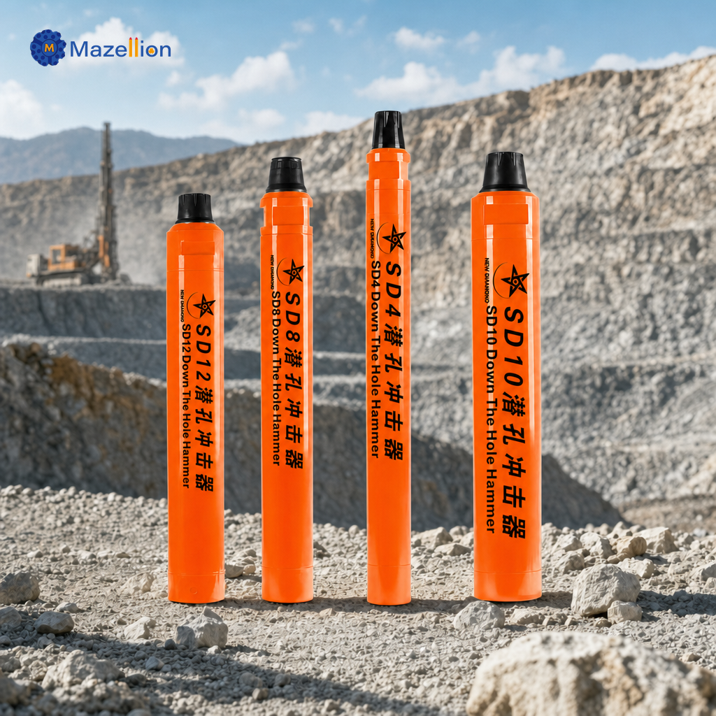 SD Series High Air Pressure DTH Hammer for Water Well Drilling and Hard Rock Drilling|110-400mm Hole Range
