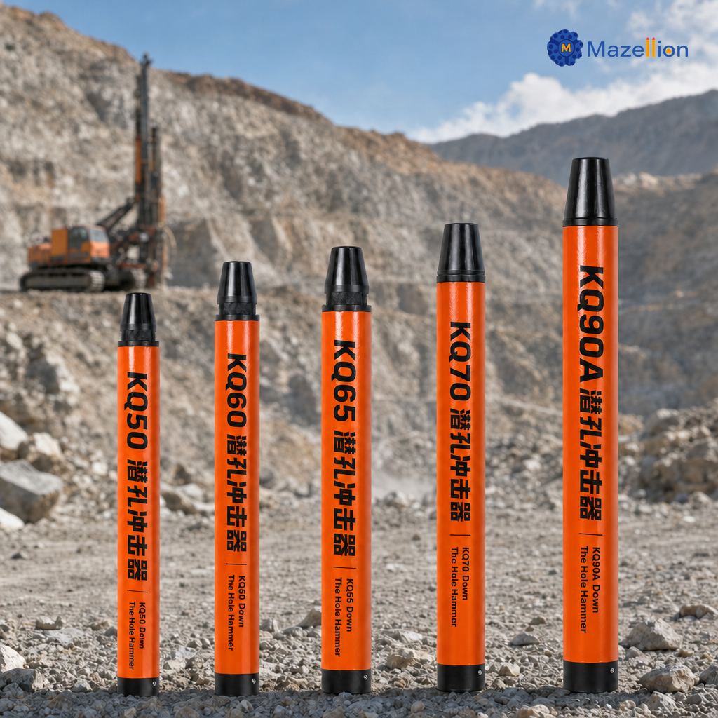 KQ Series Low Air Pressure DTH Hammer – Cost-Effective Drilling for Soft to Medium-Hard Rock (Φ50–Φ150mm)
