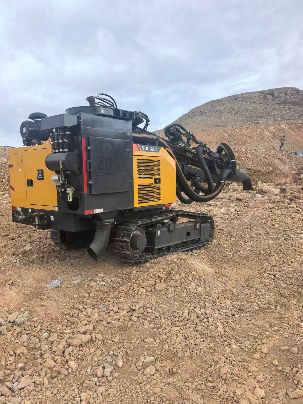 Five DTH Drilling Rigs Exported to Indonesia Gold Mining Project