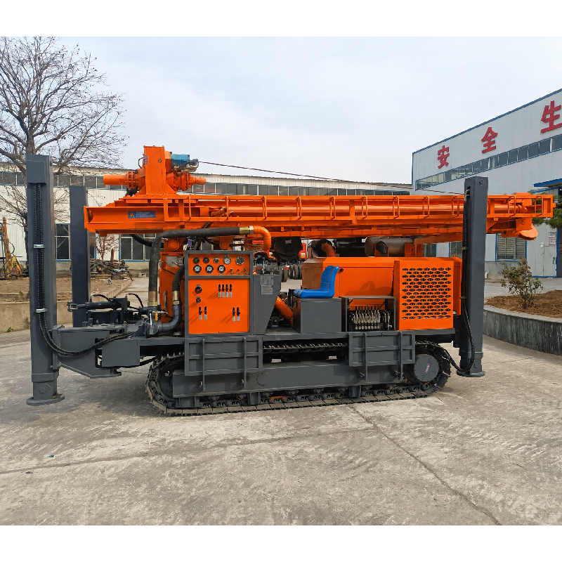 KC1000 Fully Hydraulic Water Well Drilling Rig – The Steel Giant for Ultra-Deep Drilling with Cummins Power & Precision Control (1000m Depth)
